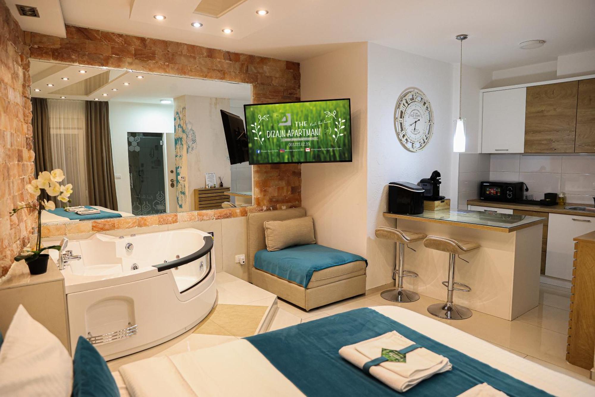 Design Apartment Premium Spa Lux 4 Star "Dubai" Completely Private Wellness & Spa Free Included Sauna & Jacuzzi & Salt Wall & Fire Place & 3D Ceilings & Business Wifi & Netflix & Keyless Code Entry & Full Smart App & Secure 2 Parking Place Чуприя Екстер'єр фото